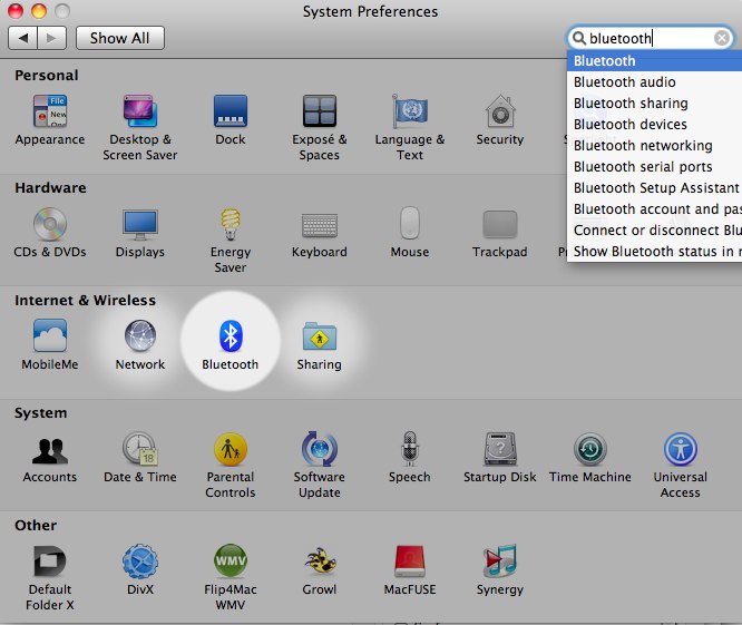 mac bluetooth pan self assigned ip